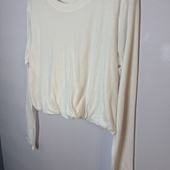 Project Social T Happiness In A Glass T-Shirt Womens‎ Large White Minimalist - Picture 2 of 5